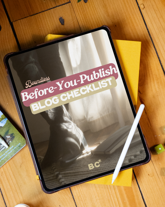 Before-You-Publish Blog Checklist